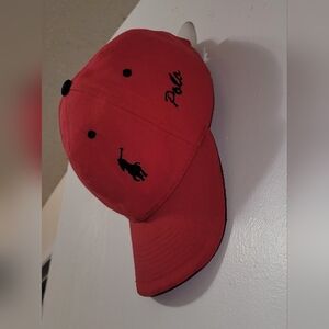 Red Polo hat